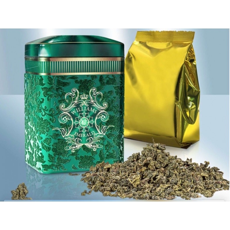 Вильемс. Williams Emerald чаи. Чай Вильямс сапфир. Подарочный зеленый чай китайский крупнолистовой. Зеленый чай рассыпной.